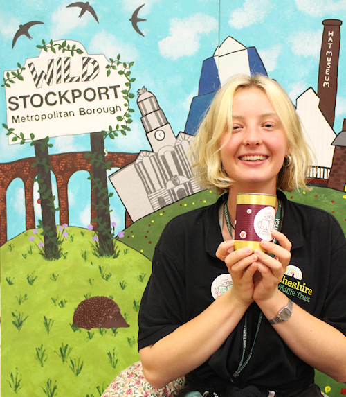 Stockport Rewilding Officer Eve Taylor from the Cheshire Wildlife Trust