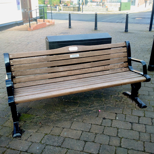 Harmony Decor sponsored bench