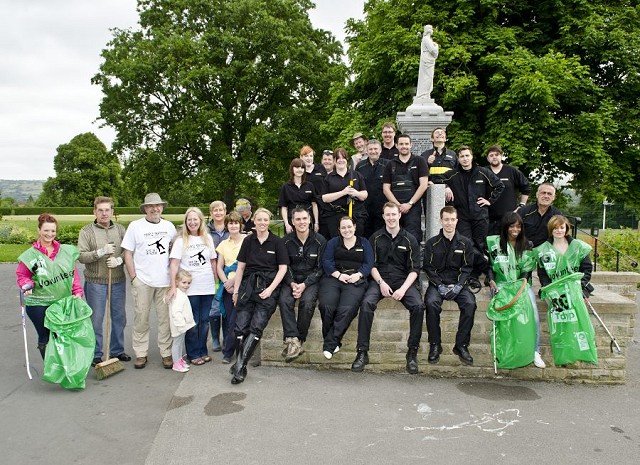 Kärcher cleans Marple Memorial Park!