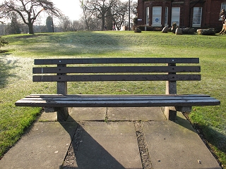 Bowling Green bench before
