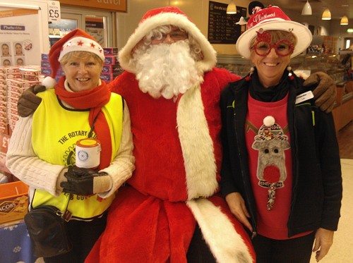 Di Jackson, Santa and Co-Op Assistant