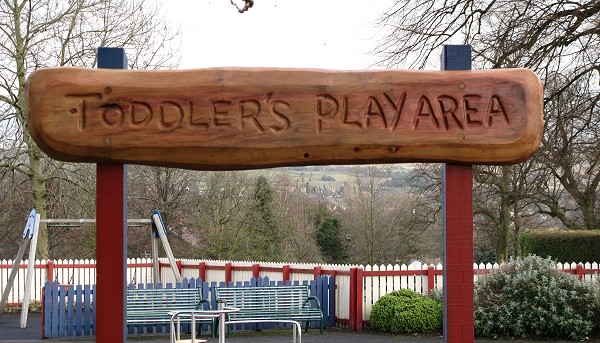 Toddlers Play Area Sign