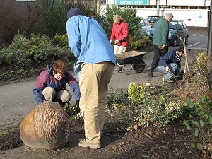 Borders planted