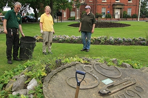 Shuttlestone bed gets a tidy up